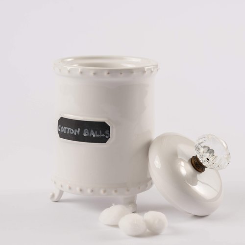 Mud Pie Circa Chalkboard Label Bath Canister Set of 2