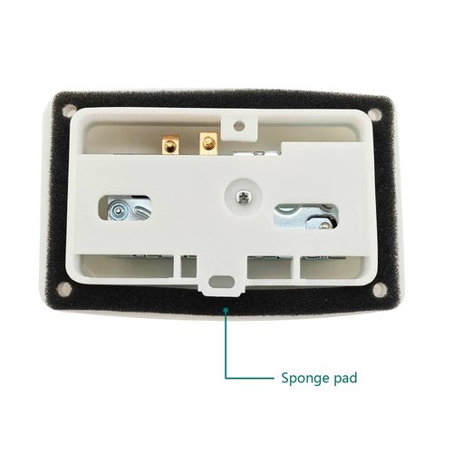 Bydorunce Humidistat Switch 4655, Manual Digital Control for Whole-House Duct or Wall Mounted Humidifier, 24VAC, White