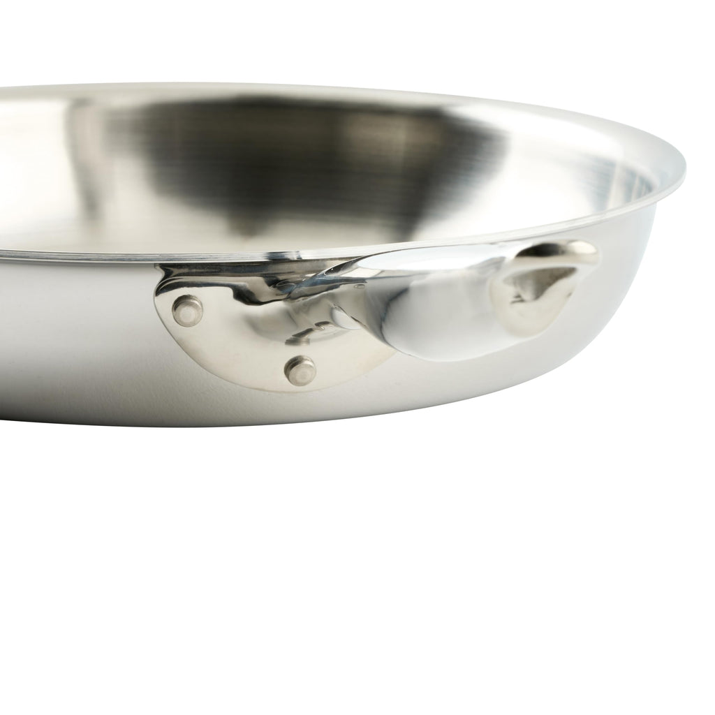WINCO Tri-Ply Frying Pan, Silver