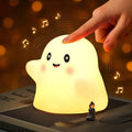 NEXTANG Ghost Night Light for Kids – Gift & Fun Toy for Kids, Touch Tap Lamp with Sounds, Squishy Silicone, Eye-Safe LED, 30-Min Timer, Dimmable Rechargeable Bedside Table Lamp – Gift for Boys & Girls