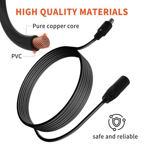 10FT Extension Cable for Philips Hue Play Light Bar Compatible with 7820430U7 440400980001 S020XM2400083 046677570552 Smart Light Bulb Accessory LED Strip Power Cord 3 Packs