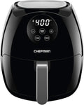 Chefman Digital Air Fryer Oven - 3.5 Quart Touch Screen, Oil-Free Cooking, Black | Dishwasher Safe Parts