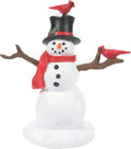 Department 56 Cardinals Figurine - Christmas Snowman Design, 3.375 Inch, Multicolor Decor