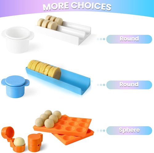MITCHENIFY Cake Pop Mold Set - Round Sphere Press with Tray for Baking | Perfect for Parties & Desserts