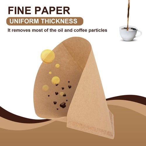 200pcs Disposable Coffee Paper Filters for Cuisinart Coffee Maker