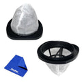 MaximalPower BIS 203-7423 Vacuum Filter 3-in-1 Stick Vac 38B1 1059 10591 10592 10594 with Bonus Micro Fiber Cleaning Cloth (Buy 2 Filters)