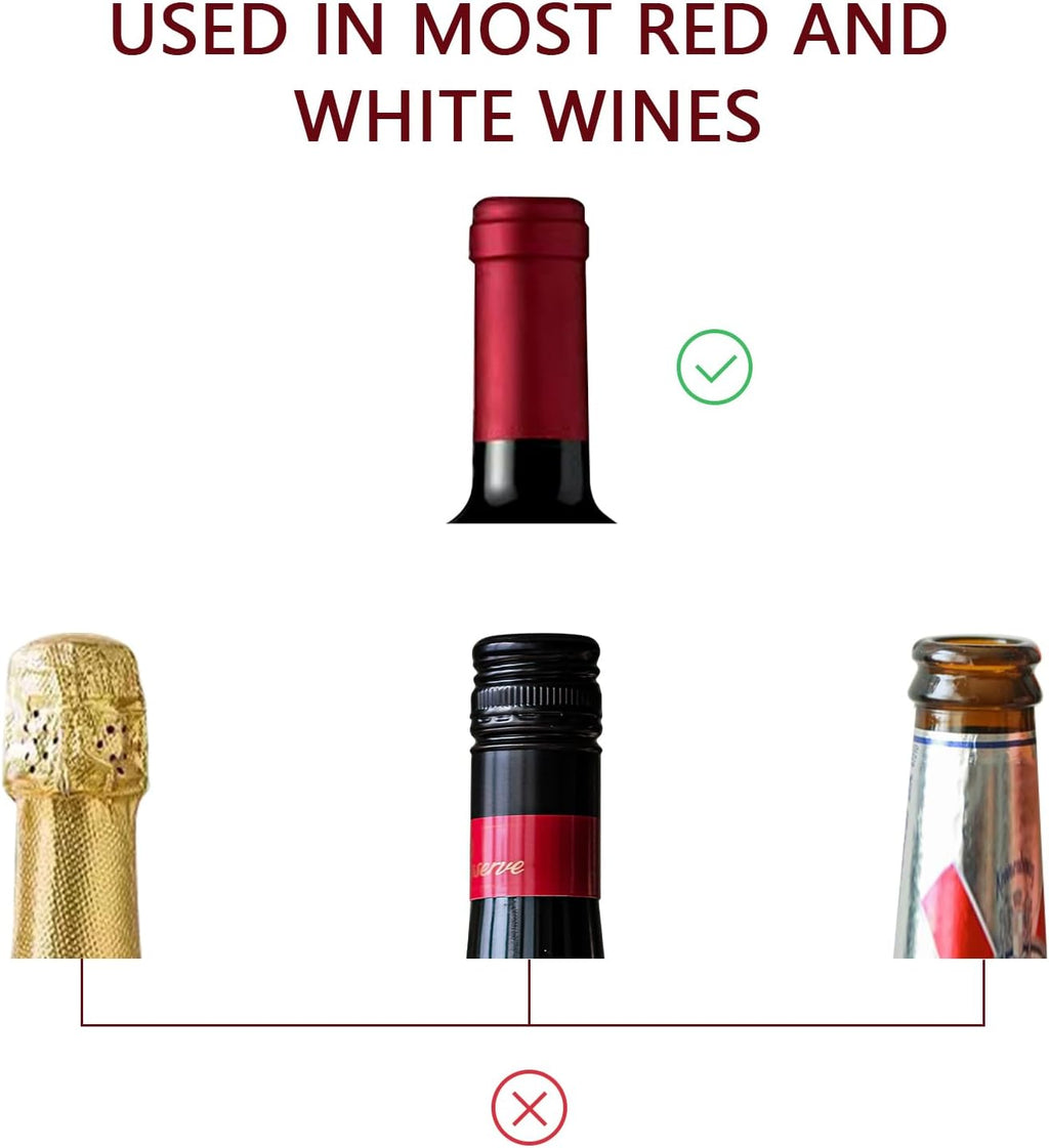 Wine Stoppers for Wine Bottles with Stainless Steel Vacuum Wine Bottle Stopper with Silicone Reusable Wine Corks, Leak proof Keep Fresh Suitable for Red&White Bottle (Black, 2 Pack)