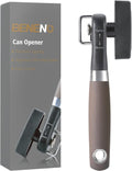 Beneno Can Opener - Manual Side Safe Cut with Smooth Edge, Durable Blade & Comfortable Handle | Brown
