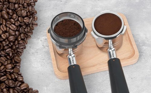 2 Pack Portafilter Funnel for Ninja Luxe Cafe Accessories, Replacement Dosing Ring, Espresso Funnel for Ninja Luxe Café Espresso Machine, Clear