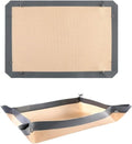 CANDeal Silicone Fiber Baking Mat - Non-Stick & Leakproof Design | 12x8.2 Inch (30x21cm)