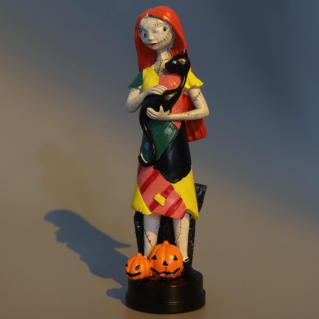 Nightmare Before Christmas Figurines Set - Jack Skellington & Sally Halloween Statues | Home Decor Gift