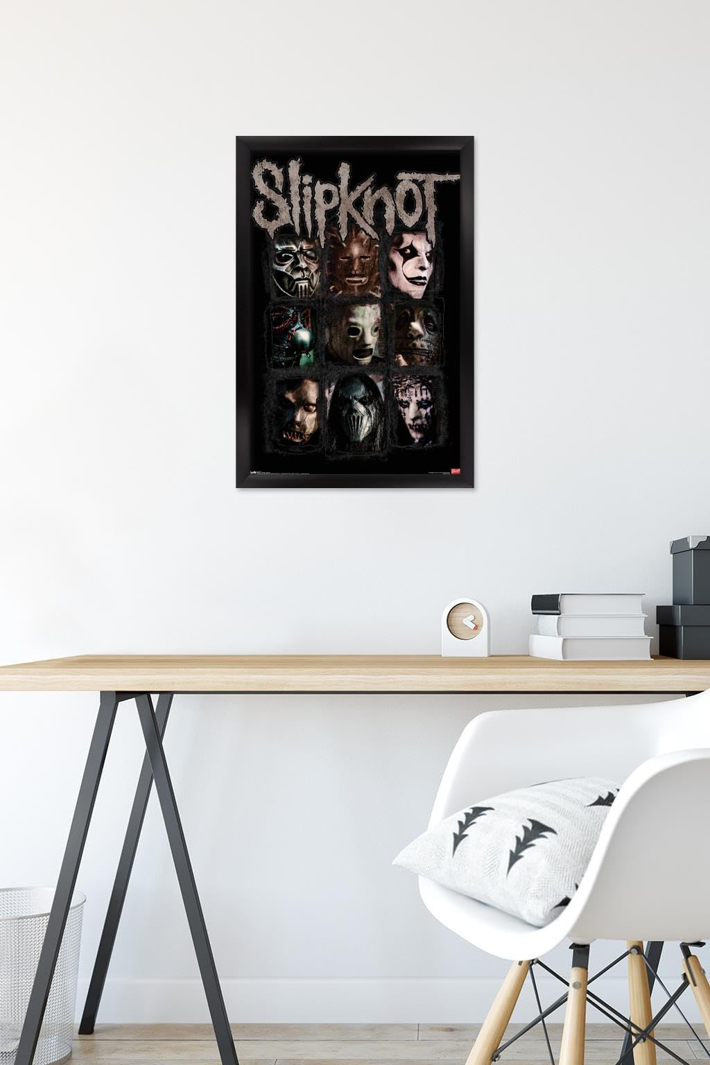 Trends International Slipknot - Masks 08 Wall Poster, 14.725" x 22.375", Black Framed Version