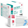 Jointown Basic Vinyl Exam Gloves-Safty Glove Latex & Powder-Free, Synmax Disposable Small (Case of 1000, Blue)