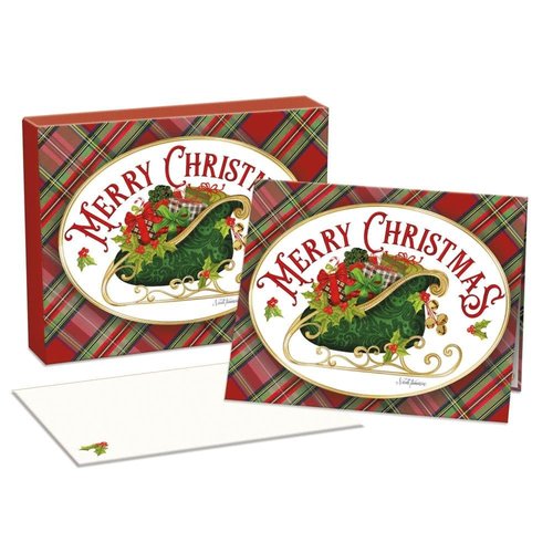 Lang, Christmas Sleigh Boxed Christmas Cards