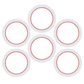 [UPGRADED] Sealing Gasket for Bialetti Moka Express 1 Cup Iconic Stovetop Espresso Maker - 6 PCS Replacement Food Grade Silicone Seal Ring for Aluminum Stovetop Coffee Maker Pots