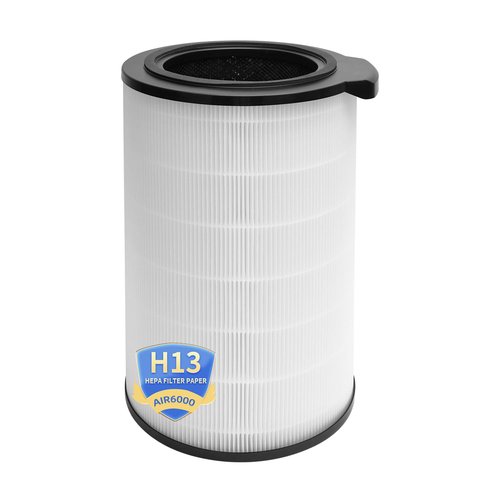 6000 Replacement Filter Compatible With BOSCH 6000 Air Purifier,4 In 1 H13 True HEPA and Activated Carbon Filter