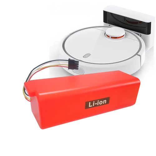 kunbow 6800mAh Replacement Battery for Xiaomi Roborock S4 S5 S6 S7 S50 S60, Battery for Xiaomi Roborock Q5 Q7 Pro/Max+，for Xiaomi Mi Robot, Mijia 1. and 2. Generation Vacuum Cleaner (14.4V/97.92Wh)