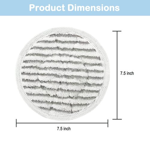 16 Pack S7001 Pads Replacement Steam Mop Pads for Shark S7001 S8201 S7201 S7000AMZ S8001 S7000 S7005 S7020 Series Steam Mop Pads,Steam & Scrub All-in-One Scrubbing Mop Pads,Compare Part #:XKITP7000