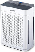 LUNINO HEPA Air Purifier - Double-Sided Design for Large Rooms up to 3000 sq.ft | Washable Filter & Air Quality Sensors