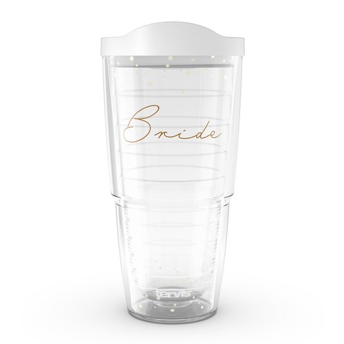 Tervis Bride - To Hold Made in USA Double Walled Insulated Tumbler Travel Cup Keeps Drinks Cold & Hot, 24oz, Classic