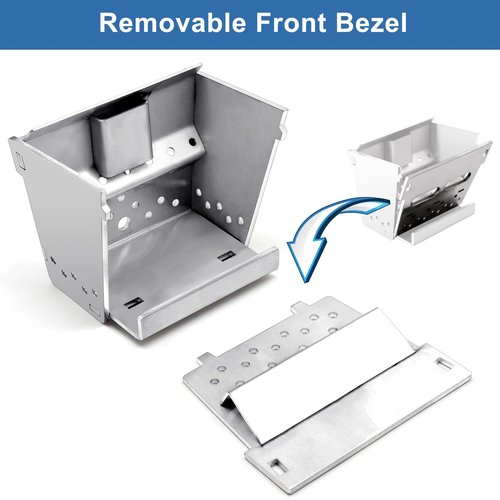 Criditpid SRV7077-003 Firepot Replacement for PelPro PP130, PP60, PP70, PP130-B, PP130B, PPC90 and Pleasant Hearth PH50CABPS, PH35PS, PH50PS Pellet Stove, Stainless Steel.