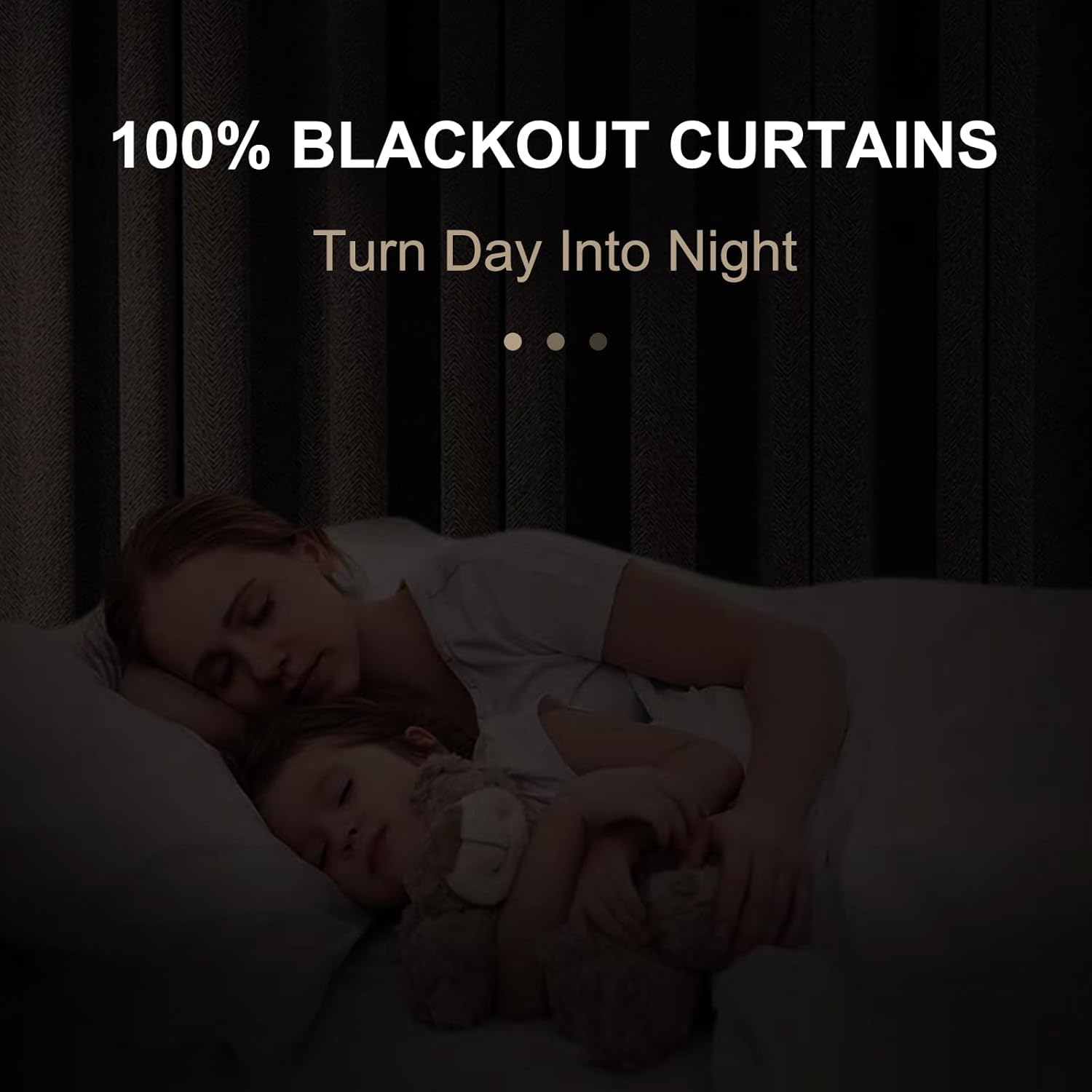 Skiennix Blackout Curtains - 100% Blackout Thermal Insulated Drapes | Olive Green, 50" W x 102" L, 2 Panels Set