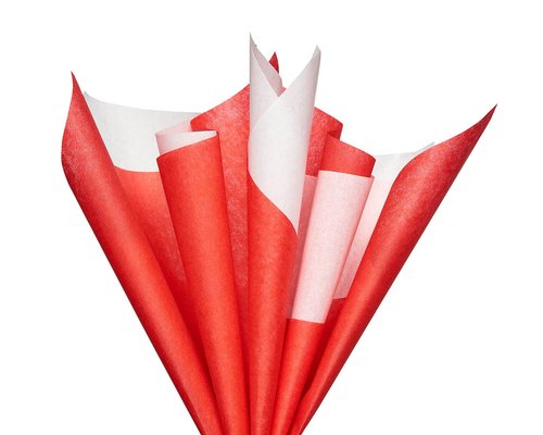 American Greetings Red and White Tissue Paper - 125 Sheets, 20" x 20" for All Occasions