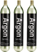Argon Capsules for Wine Preservation Systems – Compatible with Wine Saver & Dispenser – Long-Lasting Freshness for Wine Freshness & Storage (3 Pack)