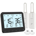 Geevon Digital Wireless Refrigerator Thermometer with Alarm, Low Battery Warning Icon, Max/Min Temperature LCD Display, Suitable for Domestic or Commercial Use Freezer Thermometer with Alarm