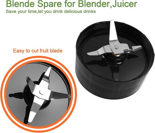Magic Bullet Cross Blade Blender Replacement Parts - Pack of 2 for 250-Watt MB1101 Series