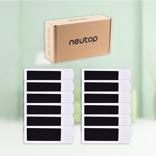 Neutop Replacement Filter Sets Parts Compatible with Ecovacs Deebot T20 Omni, T20 Max/Pro, Robot Vacuum Accessories, 12-Pack.