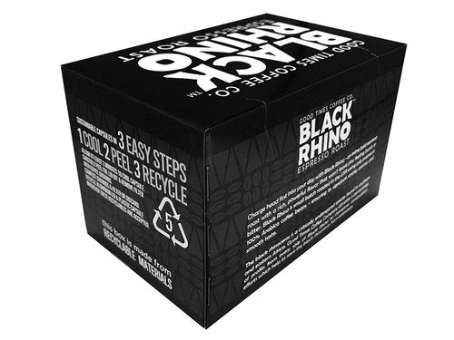 Black Rhino Espresso Roast Coffee, Single Serve Cups for Keurig K-Cup Brewers, 72 Count