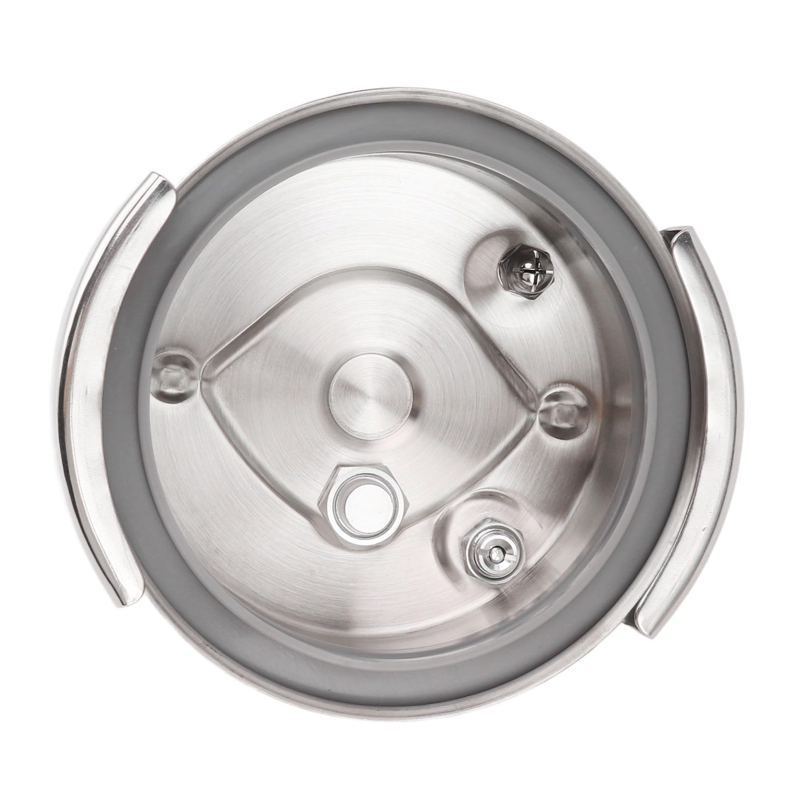 Stainless Steel Pressure Cooker 0.8L High Pressure Stew Quick Cooking for Gas Induction Suitable Outdoor Kitchen Use Easy Lid Unlocking Function