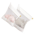 Hayden Hill Luxury Organic Cotton Mesh Laundry Bags For Delicates - Set of 2 Large & Small - Garment Bags For Washing Machine - Bra and Lingerie Wash Bag - Carbon Neutral