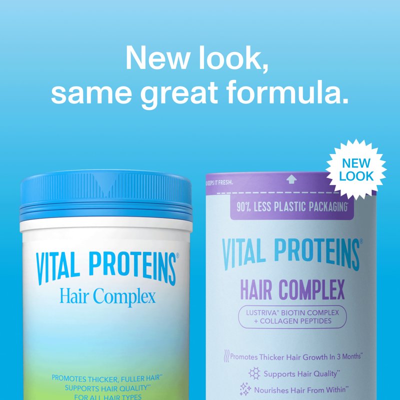 Hair Growth Complex Powder with Biotin & Collagen Peptides - 11.4 oz