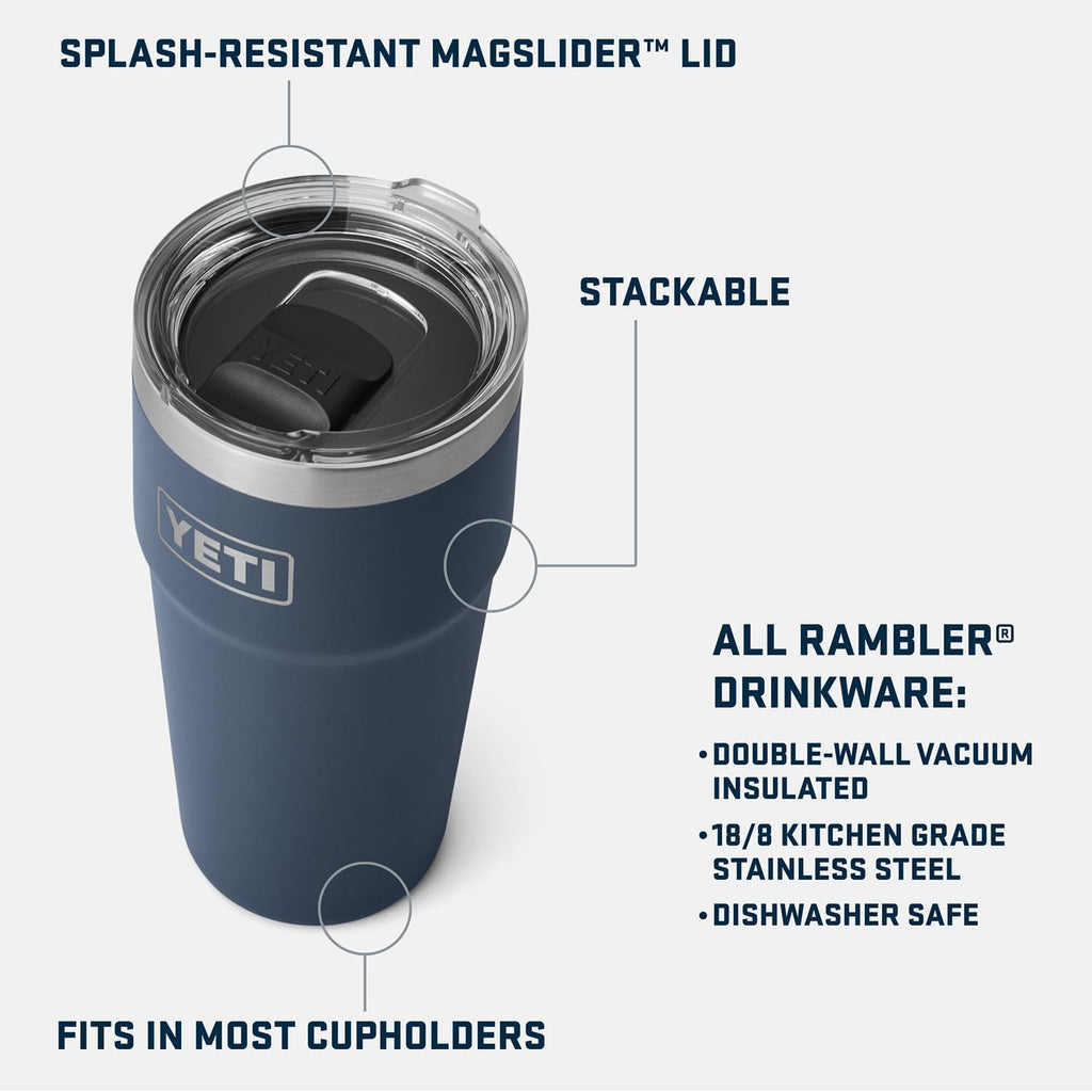 YETI Rambler 30 oz Tumbler - Stainless Steel, Vacuum Insulated with MagSlider Lid for Ultimate Durability