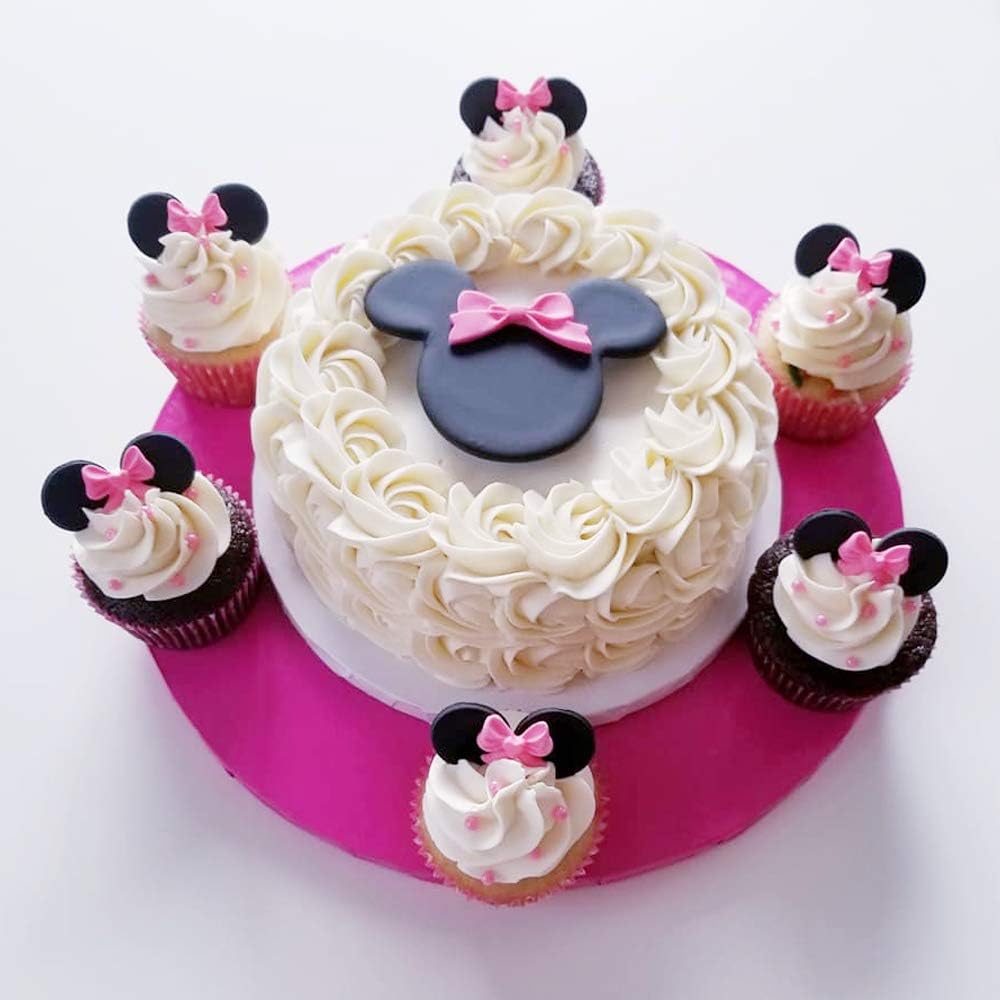 Skiennix Mini Bow Silicone Fondant Mold - Perfect for Cake & Cupcake Decorations | Ideal for Birthday Parties