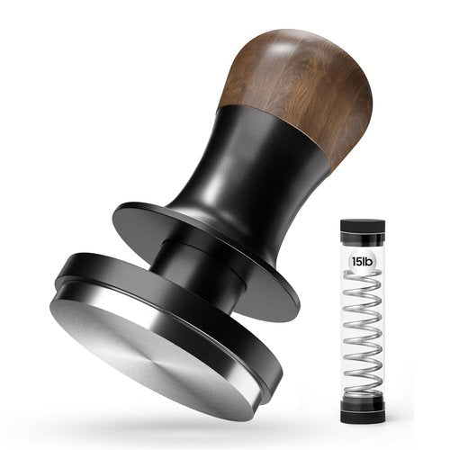 MHW-3BOMBER Espresso Tamper 58.35mm with Sound Feedback Calibrated Coffee Tamper 30lbs Tamper Tool Espresso Flat Base, T6184T