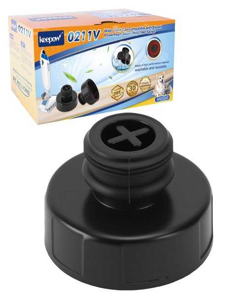 KEEPOW Steam Mop Replacement Parts Compatible with Bissell Powerfresh Steam Mop 1940 Series, Water Tank Caps Replacement, Replaces part 203-8413 2038413 (1 Pack)