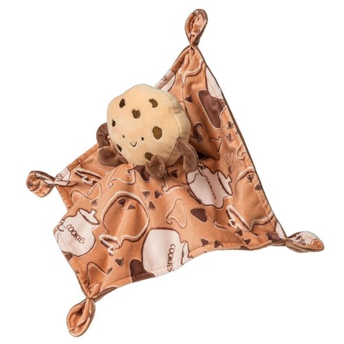 Mary Meyer Sweet Soothie Lovey Security Blanket, 10 x 10-inches, Chocolate Chip Cookie