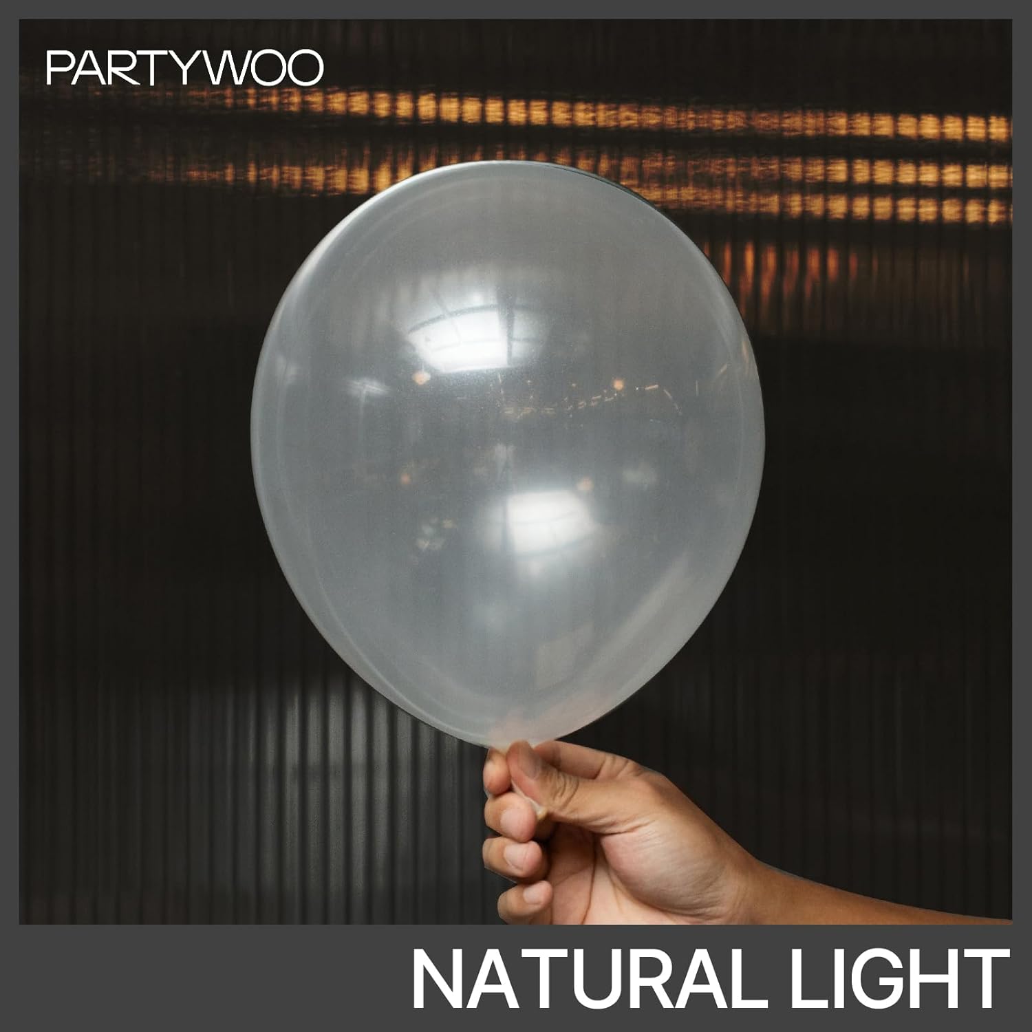 PartyWoo Clear Balloons - 100pcs Transparent Balloon Arch Kit for Weddings, Graduations & Birthdays | 5-36 Inch Sizes