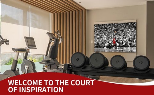 Michael Jordan Large Sports Poster - Unframed Canvas Wall Art Decor (24"x32") for Bedroom & Gym