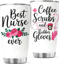 CUBICER Nurse Coffee Tumbler - 20 Oz Stainless Steel Travel Mug for Medical Professionals | Gift for Nurses