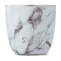 S'well Stainless Steel Tumbler - 10 Fl Oz - White Marble - Triple-Layered Vacuum-Insulated Containers Keeps Food and Drinks Cold and Hot - with No Condensation - BPA Free (10410-B17-00910)
