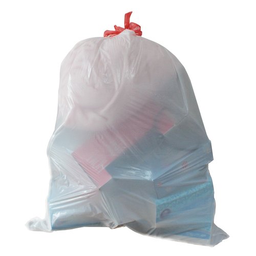 Orino Ultra Strong Garbage Bags 8 Gallon Trash Can Liners for Kitchen and Office Unscented White Drawstring Trash Bags, 60 Count 0.74 mil 22" x 24"
