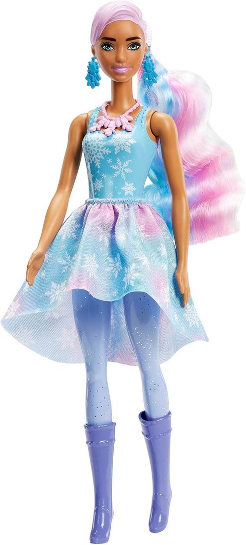 Barbie Color Reveal Advent Calendar - 1 Doll & 3 Pets with Clothes, Accessories & 25 Surprises for Kids