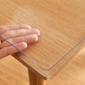 VeeCano 44X96 Inch Clear Table Protector for Dining Room Table Wooden Furniture Protection Tabletop Protector Plastic Wipeable Tablecloth Thicken Desk Blotter Cover Mat Protective Vinyl Pad Easy Clean