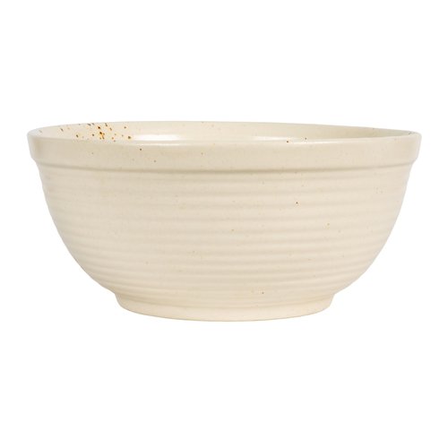 Farmhouse Stoneware Bowl, White Speckled Glaze