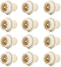 WOTOR Wine Stoppers Vacuum, Silicone Wine Saver & Preserver, Reusable Bottle Sealer, Keep Fresh (Cream, 12 Pieces)