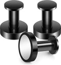 Buelkmag Magnetic Hooks - 150Lb Strong Wreath Hanger for Cruise Cabins & Classrooms | 3 Pack, Black